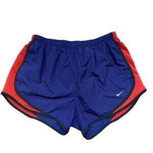 Nike Athletic Short Shorts Purple Red Dri-Fit Workout Running Women's Size M